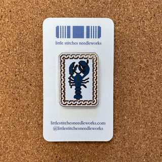 Blue Lobster Needle Minder