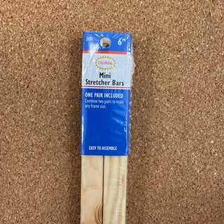 1/2" Mini Stretcher Bars - 6"