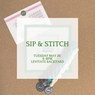 Sip & Stitch - LEVITATE