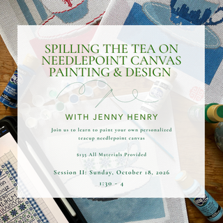 Needlepoint Canvas Painting & Design 101 : Session 2