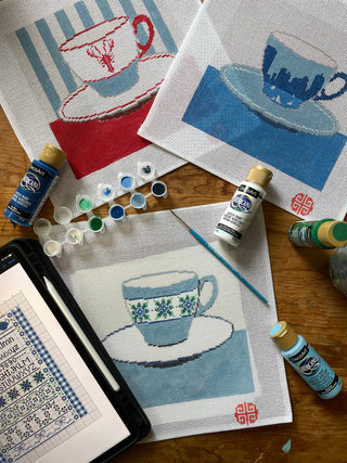 Needlepoint Canvas Painting & Design 101 : Session 1