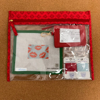 Lips Zip Coin Wallet Kit