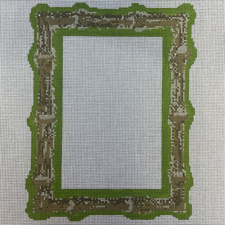 TSC11-G Burnt Bamboo Picture Frame-Green