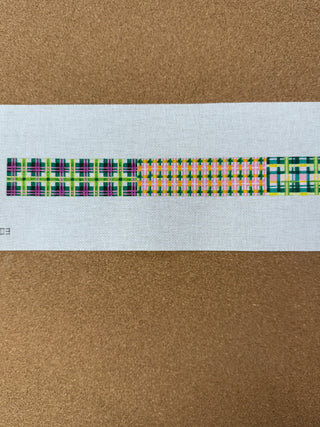 BL-03 Belt – Madras Patchwork – pinks & greens