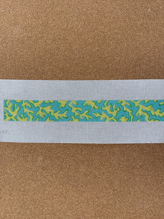BL-57 Belt – Lilly-inspired Seaweed – lime on Caribbean