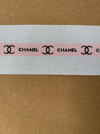 BL-99 Belt – Chanel – black on blush pink