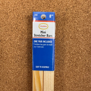1/2" Mini Stretcher Bars - 8"