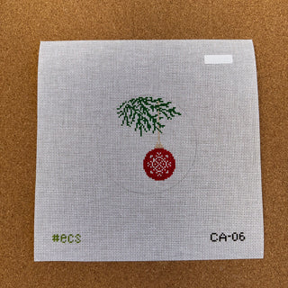 CA-06 SNOWFLAKE BAUBLE CARD ART