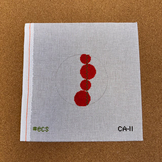 CA-11 4 RED CIRCLES