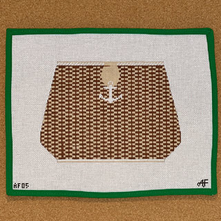 Nantucket Clutch with Anchor