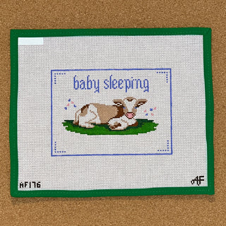 Baby Cow Sleeping