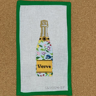 Blue Floral Champagne