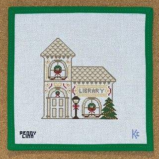 Vintage Winter Village Series - Library