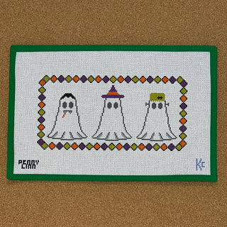 Vintage Halloween: Ghosts in a Row