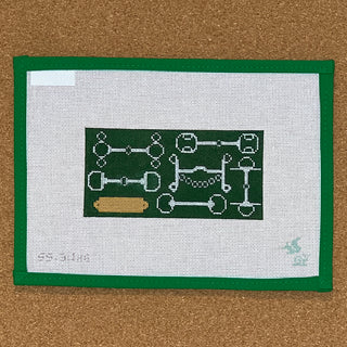 Bits & Name Plate Clutch Hunter Green