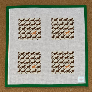Horse Houndstooth Coasters