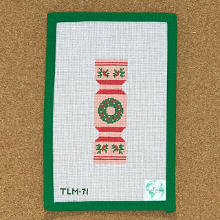 Christmas Cracker - Wreath & Holly Pink