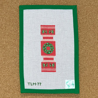 Christmas Cracker - Wreath & Holly Red