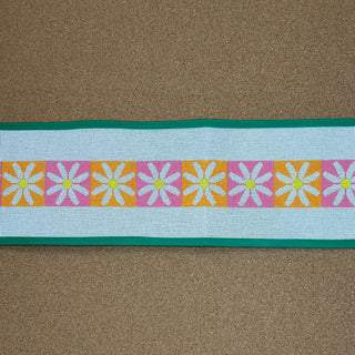 Daisy Pink & Orange Purse Strap