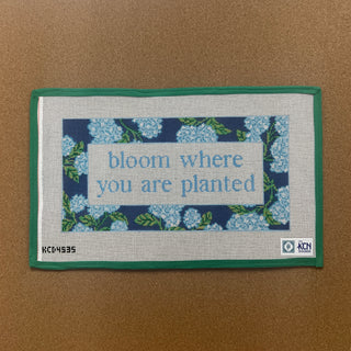 Bloom Where You Are Blue Floral