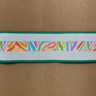 Rainbow Zebra Purse Strap