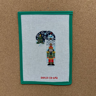 Green and Red Nutcracker Candy Cane