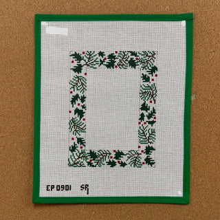 Pine Boughs and Leaves Frame