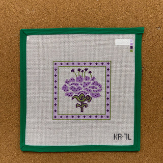 Katie Ridder Lavendar Peony Coaster