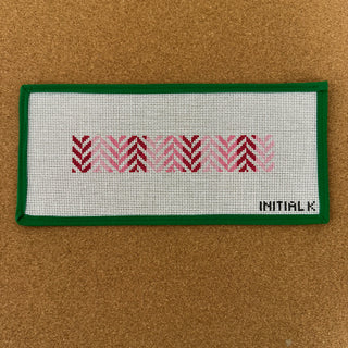 Pink Herringbone Fob