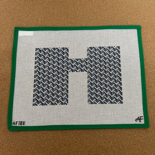 Y Pattern Clutch Front Blue