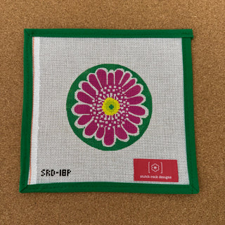 Pink daisy ornament