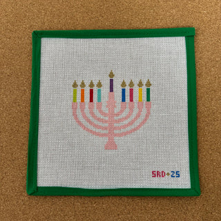 Pink Menorah
