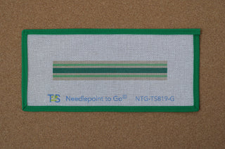 Green Stripe Key Fob