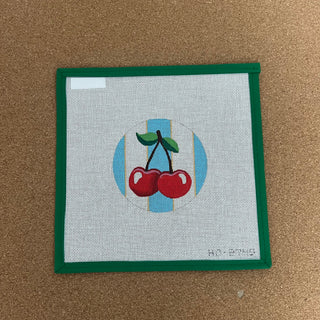 Cherries stripe round