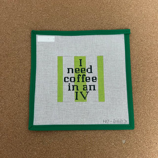 I need coffee in an IV