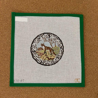 Transferware Fox Plate