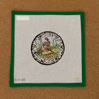 Transferware Pheasant Plate