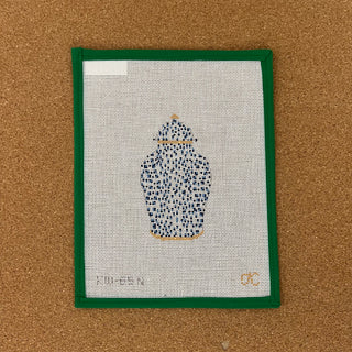 French Dots Ginger Jar