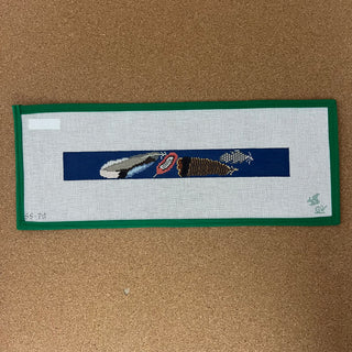 Game Bird Feather key fob
