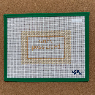 Wifi Password - Gold Stripes