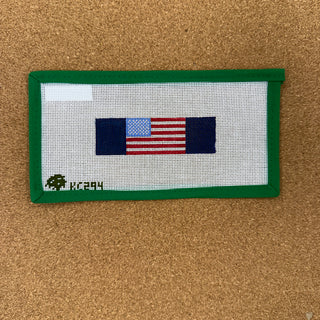 American Flag Keychain - Navy