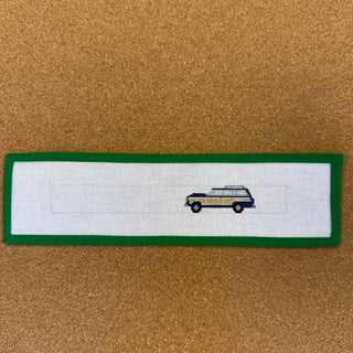 Jeep Grand Wagoneer Loop Keychain - Navy