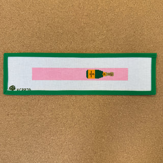 Champagne Bottle Loop Keychain - Pink
