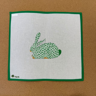 Green Herend Bunny - 18