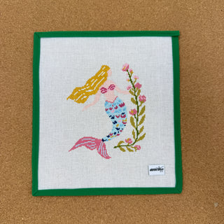 Blonde Mermaid in Seaweed