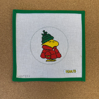 Peanuts Winter-Woodstock in Puffer Coat Round