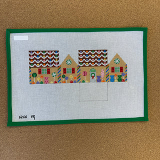 Rainbow Candy and Gummy Bears, 3D Gingerbread House