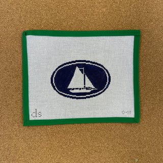 Rowayton Sailboat Ornament