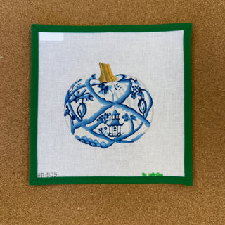 Garden Blue & White Pumpkin
