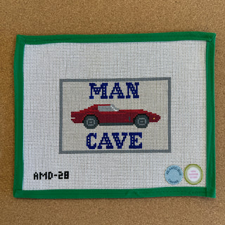 Man Cave-Red Corvette